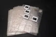 Lot of 12 pages, ea. 20 pockets 2 x 2.for 35mm slides / Coin .assorted econo.