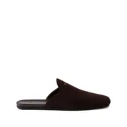 [Prada] Prada Suede Slippers 39 IT BROWN