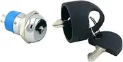 MPVPDLDZPN Motorcycle Ignition Switch with 2 Keys Mobility Scooter Spare Start On-Off Lock Ignition Switch for Pride Ignition Switch Key