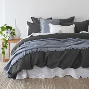 Bambury Melville Quilt Cover Set Soft Touch Woven Home Bedding