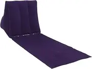 POPETPOP Beach Accessory Inflatable Lounge PVC Flocking Grass Mat Compact for Travel