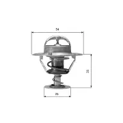 Gates Thermostat Coolant for Lancia Delta Prisma 1.6L 2.0L Petrol 1983-1993