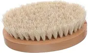 Healvian Horsehair Shoe Brush with Wooden Handle Design for Polishing and Cleaning PU Boots Soft Bristles for Dusting and Shining Shoes Portable and Ergonomic for Easy Use