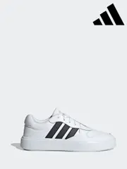 adidas White Lite Court Shoes (E35425) | $138