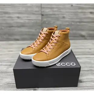 新款ECCO愛步高爾夫女鞋短靴無釘鞋golf防水高爾夫運動鞋35-39