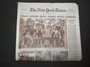 2023 OCTOBER 10 NEW YORK TIMES - ISRAEL ORDERS SIEGE; HAMAS ISSUES THREATS