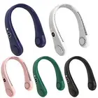 1pcs Neck Fan,Leafless, Rechargeable, Headphone Design, USB Powered Cooling Fans