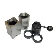 5C COLLET BLOCKS HEX AND SQUARE WITH PULLER FOR 5C COLLETS