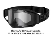FXR Combat Cold Stop Clear Snow Goggles Dual Pane Anti-Fog Snowmobile Snowboard