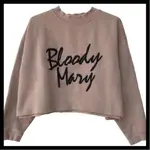 GLOVERA 毛衣女士 BLOODY MARY 毛衣圓領紮染上衣 SIMPLE XL-XXL