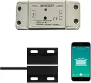 Smart Wi-Fi Controller Remotely Control Existing Garage Door Opener with Smart Life App, Compatible with Alexa, Google Assistant,No Hub Required
