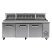 Bromic PP2370 Three-Door Pizza Prep Counter 873 litres