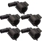 SharkBite 1/2 x 1/2 Inch FNPT Poly Crimp Elbow Adapter, Pack of 5, PEX Pipe,
