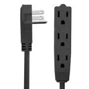 Flat Multiple Outlet Extension Cord 30 Ft for Indoor Use by - UL-Listed 3-Pro...