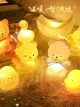 可愛卡通小夜燈 LED臥室床頭燈 創意禮物 溫馨氛圍照明裝飾 (5.2折)