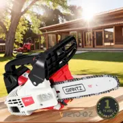 Premium 25CC Chainsaw Petrol 10" Bar Lightweight 3.8kg E-Start Pruning Chain Saw