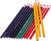 AUTSUPPL Crayons Set for Boys and Girls Artists 15pcs Wax Marking Pencils Pull-String Non-Sharpening Easy Safe Vibrant Colors for Sketching Handwriting
