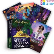 AFRICAN GODDESS RISING ORACLE CARDS DECK & GUIDEBOOK HAY HOUSE ABIOLA ABRAMS NEW
