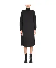 Raf Simons Relaxed Fit Tunic Dress 34 Black