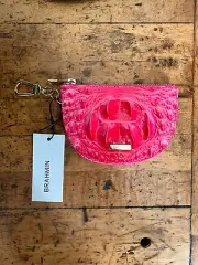 Brahmin Britt Pink Cosmo Melbourne Leather Coin Wallet---NWT
