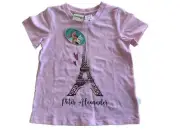 NWT Peter Alexander Jnr Pink Paris Sleep T Shirt Top Size 3 New