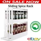 Kitchen Spice Rack Organiser Shelf Storage Cabinet 2 Tier Spice Holder Mount NEW
