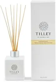 Tilley Classic White Lemongrass Triple Scented Aromatic Reed Diffuser 150 ml