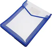 ETHZZLE Document Folder Organizer Letter Size Plastic File Box Portable Storage Bag Button File Pouch