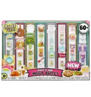 MGA's MINIVERSE MAKE IT MINI MEGA BUFFET Food Kitchen Deluxe Set 60+ Pieces NEW!