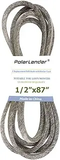 Lawn Mower Kevlar Deck Drive Belt 1/2 Inch x 87 Inch Replacement for Murray 037X89MA, 37X89, 37X89MA, 710217, 715589,John Deere M146667 GX21986, M40223, M86996 M13790, M82721,Scotts 710217