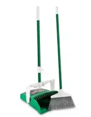 Libman Lobby Broom and Dustpan 1152 Hanger Tips on Handles For Easy Storage