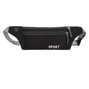 Black Pouch Sports Wallet Bags Money Zip Waterproof Running Belt Bum Bag