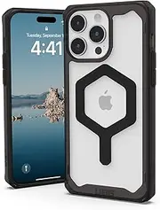 UAG Plyo Case with Magsafe for iPhone 15 Pro Max, Black/Black
