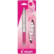 Pilot Ballpoint Pen Dr. Grip Center of Gravity Clear and Pink Medium Point 36192