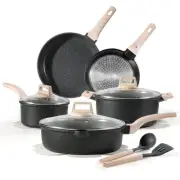 CAROTE 14Pcs Pots and Pans Set Non Stick, Cookware Sets Induction Cookware Gr...