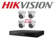 Hikvision HiLook 8MP Built-in Mic Audio Camera Kit 4x IPC-T281H-MU 8ch NVR 108MH