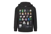 Minecraft Boys Sprites Hoodie (Black) (5-6 Years)