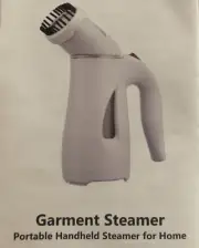Portable Handheld Garment Steamer for Home or Travel White 11oz
