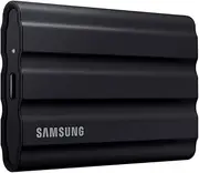 Samsung T7 Shield 2TB, Portable SSD, up-to 1050MB/s, USB 3.2 Gen2, Rugged, IP65 Water & Dust Resistant, for Photographers, Content Creators and Gaming, Extenal Solid State Drive (MU-PE2T0S/AM), Black