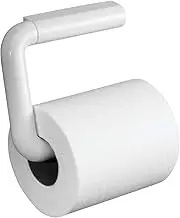 InterDesign Wall Mount Toilet Paper Holder for Bathroom - White