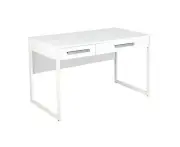 Maestro Furniture Ashley Computer Study Writing Home Office Desk W/ 2-Drawers - White