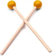 2pcs Wooden Drum Stick Xylophone Drumstick Round Head Drum Sticks Percussion Instrument Parts for Beginners