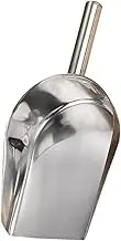 FONDOTIN Stainless Steel Multi Purpose Scoop Tong Capacity Ice Flour Grain Fry Shovel Resistant Kitchen Tool for Home Use