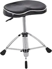 Drum Throne Drum Chair Stool Heavy Duty Padded Portable Height Adjustable Drum Stool