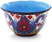 Retro Bright Color Ceramic Dinner Set, Hand-Painted Underglaze Color Plate Bowl Mug Combination, High Temperature Firing F