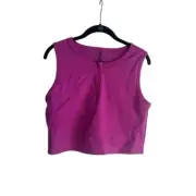 Sincerely Jules Athletic Crop Top Tank with Quarter Zip Workout Activewear A4