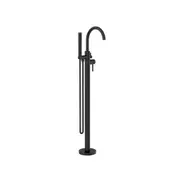 Nero Round Floormount Mixer With Handshower Matte Black NR210903aMB