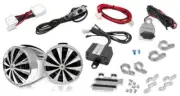 Pair New OPTIMC90 700Watt MP3 ATV Motorcycle Weatherproof Speakers 4CH Amp Kit