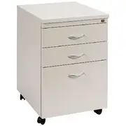 Velocity 3 Drawer Pedestal Grey