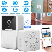 Smart Wireless Wi-Fi Video Doorbell Security Phone Door Bell Intercom Camera Doo